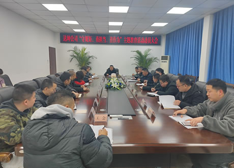 达坤公司召开“守规矩、勇担当、善作为”主题教育活动动员大会