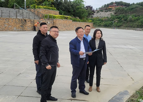 兰劲调研达坤公司民生项目建设项目建设情况